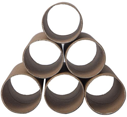 30 Pack Craft Rolls - Round Cardboard Tubes - Cardboard Tubes for Crafts - Craft Tubes - Paper Tube for Crafts - 1.57 x 3.9 Inches - Brown