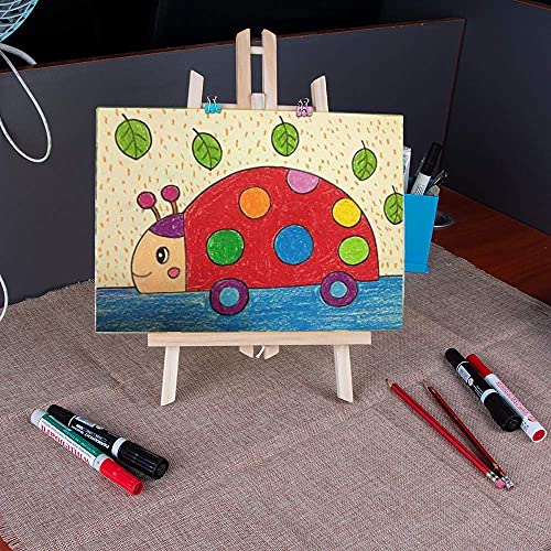 16 inch Tabletop Display Artist Easel Stand, Art Craft Painting Easel, Wooden Easel Apply to Kids Artist Adults Students Classroom Etc.