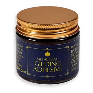 gilding adhesive 60ml – by barnabas blattgold – water based gold leaf sheets size