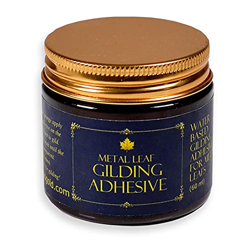 Gilding Adhesive 60ml - by Barnabas Blattgold - Water Based Gold Leaf Sheets Size