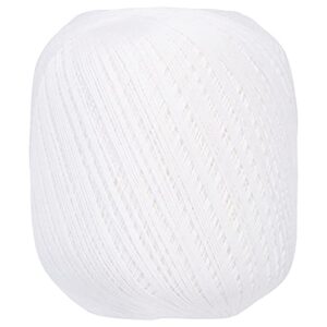 Aunt Lydia Value Crochet Cotton, White - 151.0201