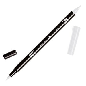 tombow dual brush pen art marker, n00 – colorless blender, 1-pack – 56645-s