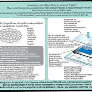 Sizzix Chrome Precision Base Plate for Intricate Thinlits, Multicolor