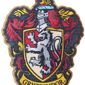 Simplicity Harry Potter Gryffindor House Emblem Applique Clothing Iron On Patch, 3.5'' x 4.35