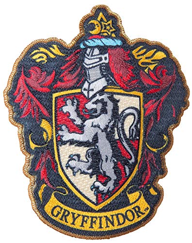 Simplicity Harry Potter Gryffindor House Emblem Applique Clothing Iron On Patch, 3.5'' x 4.35