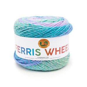 (1 skein) lion brand yarn ferris wheel yarn, cotton candy