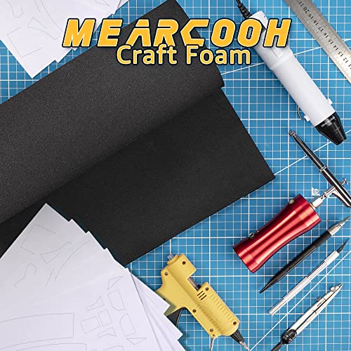 Black Foam Sheets Roll, Premium Cosplay Large EVA Foam Sheet 13.9" x 59",5mm Thick, Density 86kg/m3for Cosplay Costume, Crafts, DIY Projects by MEARCOOH