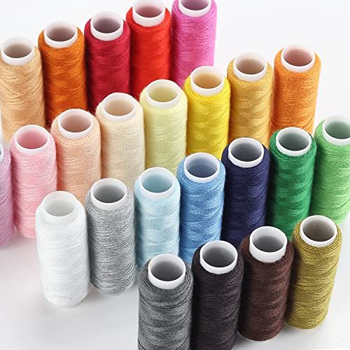 Mr. Pen- Sewing Threads Kit, 24 pcs, 92 Yards per Spool, 24 Colors Polyester Threads for Sewing, Sewing Thread, Thread for Sewing, Sewing Threads for Sewing, Polyester Thread