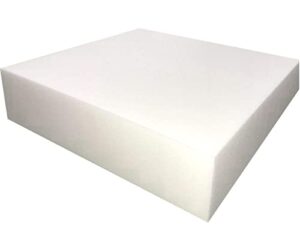 foamtouch upholstery foam cushion high density, 5″ h x 24″ w x 24″ l