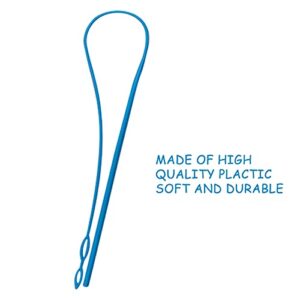 1Pcs 23In Flexible Plastic Drawstring Threader Tool, Easy Threader Drawstring Replacement Tool for Jackets Swim Trunks Pants Sweatpants Shorts Hoodies (Blue)