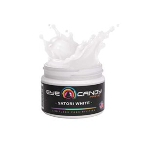 eye candy white resin pigment paste”satori white” (3 oz paste / 4 oz jar) | create cells and lacing | epoxy, resin art paste | highly pigmented