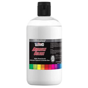 u.s. art supply 16-ounce pint airbrush thinner for reducing airbrush paint for all acrylic paints – extender base, reducer to thin colors improve flow – works for thinning acrylic pouring paint