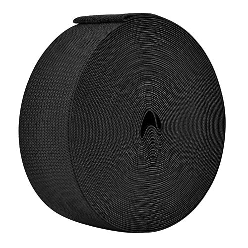 eBoot Elastic Spool (1.5 Inch x 11 Yard, Black)