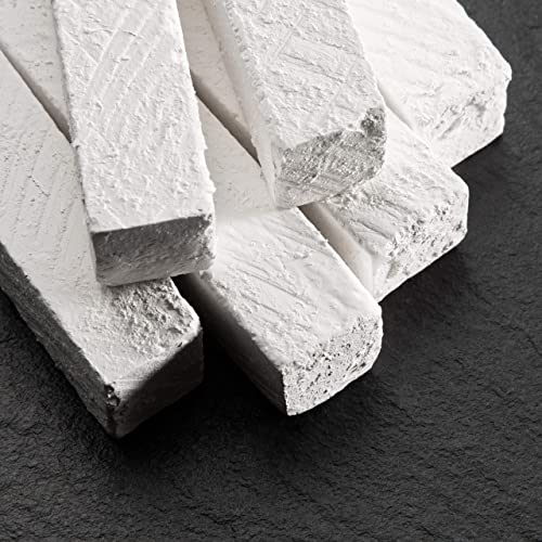 Chalkovsky Premium Edible Chalk - Natural Chalk for Eating - Crunchy Belgorod Chalk Chunks - Russian Organic Chalk for Bone Strength - Zero Additives, No Impurities - White 7oz (200g)