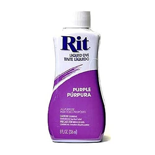 Rit Dye Rit All Purpose Liquid Dye, 236ml, Purple, 8 Fl Oz