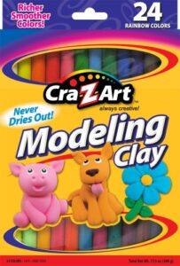 cra-z-art modeling clay, 17.5 oz, 24 count (10901)