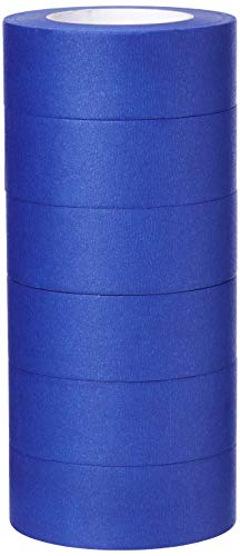 Amazon Basics Blue Painters Tape, 1.9 Inches x 180 Feet - Set of 6 Rolls