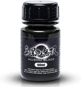 musou black water-based acrylic paint – 100ml – made in japan – blackest black in the world