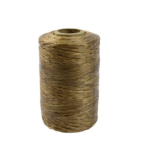 Treasure Gurus Artificial Deer Sinew Waxed Beading Craft Poly Thread Spool Natural Wax Sinue