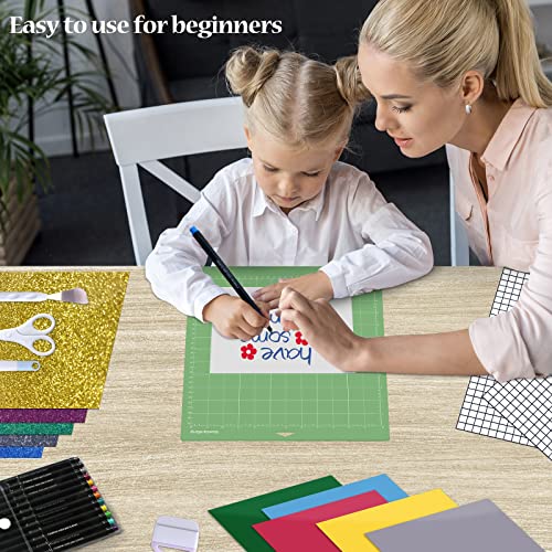 Gotega Ultimate Accessories Bundle for Cricut Makers Machine and All Explore Air - Wonderful Tool Kit Bundle as gifts for Beginners, Pros and Skilled Crafters - Instantly Create Amazing Crafting Projects