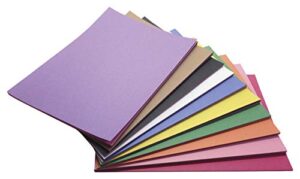 childcraft construction paper, 9 x 12 inches, assorted colors, 500 sheets – 1465886