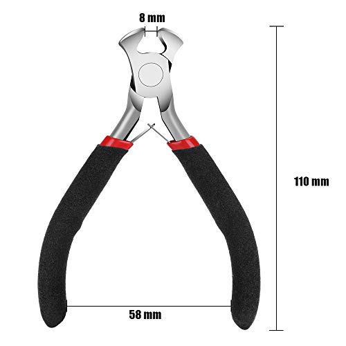 Zipper Install Pliers Tool Top Stop Slider Bottom Repair Molded Spiral End Cutting Pliers Jewelers Beading Wire Cutter Tool by FengWangLi