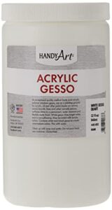 handy art® 440-003 medium student acrylic paint, 32 oz., gesso white