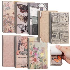 480pcs vintage scrapbooking supplies, bsresin mini scrapbook paper for junk journal supplies aesthetic vintage, scrapbooking embellishments & decorations journaling supplies diy