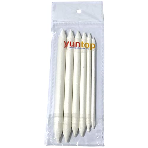 6 PCS Blending Stumps and Tortillions, Sketch Drawing Tools, Paper Art Blenders for Student Sketch Drawing