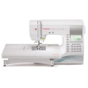 singer | 9960 sewing & quilting machine with accessory kit, extension table – 600 stitches & electronic auto pilot mode