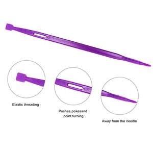 That Purple Thang Sewing Tools 5Pcs for Sewing Craft Projects Use Thread Rubber Band Tools by Lauterye