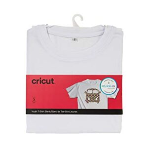 Cricut Unisex Kids Youth T-shirt BLANK TSHIRT SMALL, Youth Small, Small-X-Large US