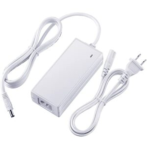 power adapter compatible with cricut maker and cricut explore air 2 cutting machine, 18v 3a ac power replacement cord compatible with cricut, charger power supply wall plug cord replacement (white)