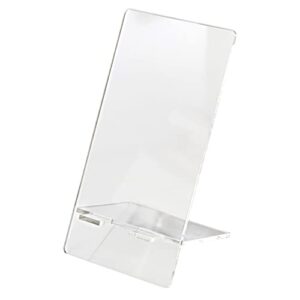 CoolaBoola Acrylic Laptop Stand – Acrylic Laptop Riser with Bonus Acrylic Phone Holder – Portable Clear Computer Stand for Desk, Office, Home – Laptop Stand with Ventilation for up to 16-inch Laptop
