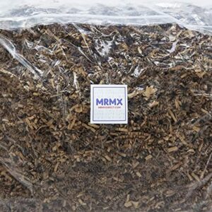 MRMX (1/2 Pound 8 oz natural Tan Kraft Crinkle Cut Paper Shred Filler for Gift Wrapping & Basket Filling Comes In a Reclosable Poly Zip Lock Bag