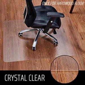 Polycarbonate Office Chair Mat for Hardwood Floor, Floor Mat for Office Chair (Rolling Chairs), Desk Mat & Office Mat for Hardwood Floor (36"x48")