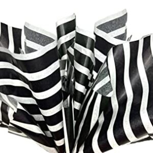 Premium Tissue Paper Black & White Stripes Tissue Paper 20 X 30-24 Sheet