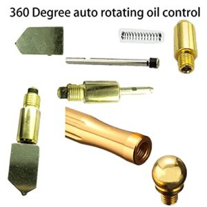 KEWAYO 3mm-15mm Tools for Glass Cutting, Gold Pencil Oil Feed Carbide Tip Glass Cutter Cutting Tool