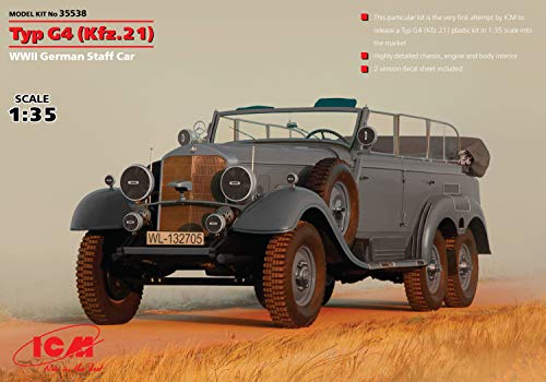 ICM Models Type G4 (Kfz.21) WWII German Staff Car