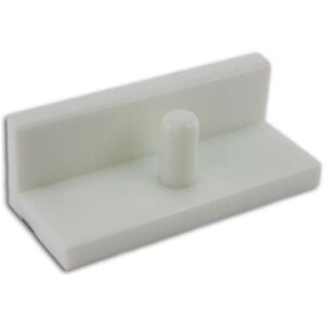 Premium 10 Inch White Paper Cutter Jogging Block - 4 Inch High