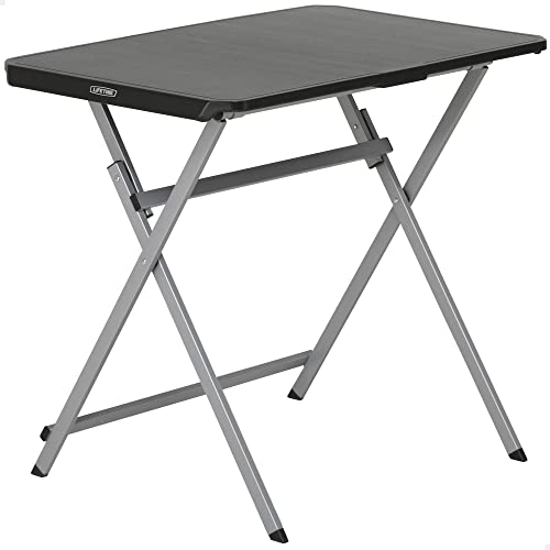 Lifetime Small Folding Table, Personal TV Tray - Portable - great for Kids, Camping, Cards, or Laptops - Plastic Black 30 Inch (80623)