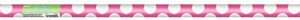 unique 43239 polka dots paper gift wrap, 30″ x 5″, hot pink