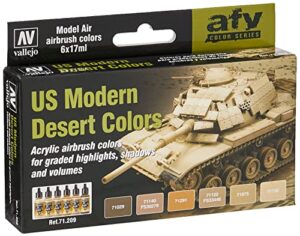 vallejo model air set – us modern desert colors