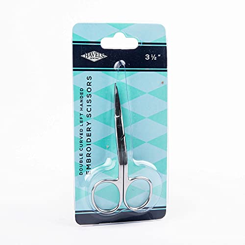 Havels Double Curved Left Handed Scissors, Multicoloured