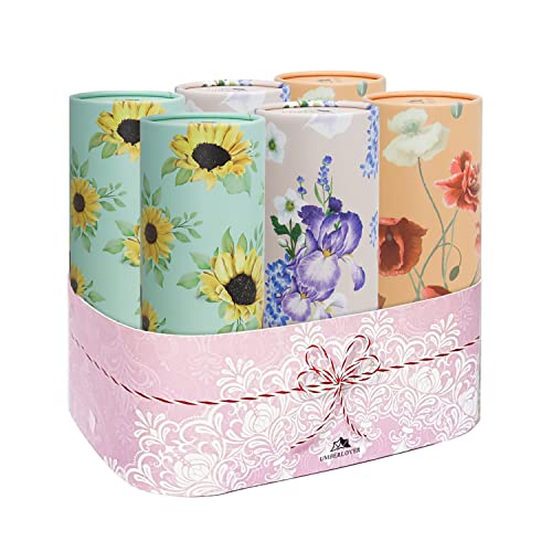 6 Pack Car Tissue Holder, Boxes Tissue for Bathroom Office, Travel Tissues Packs, Facial Tissue Bulk for Car Present