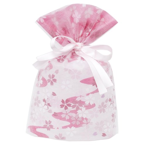 Gift Mate 21022-6 6-Piece Drawstring Gift Bags, Medium, Non-Woven Blossom