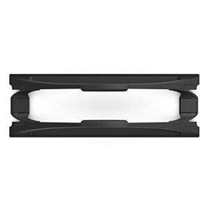 HumanCentric Vertical Laptop Stand for Desks (Matte Black) | Adjustable Holder to Dock Apple MacBook, MacBook Pro, and Other Laptops to Organize Work & Home Office