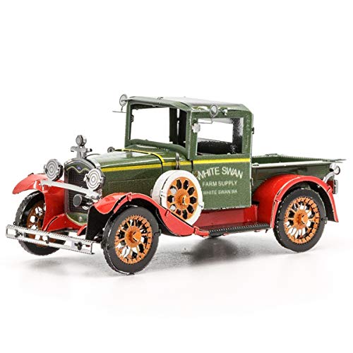 Fascinations Metal Earth 3D Metal Model Kits Ford Set of 6-1908 Model T Dark Green - 1910 Model T - 1931 Model A - 1932 Coupe - 1937 Pickup - 1925 Model T Runabout