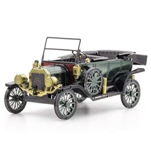 Fascinations Metal Earth 3D Metal Model Kits Ford Set of 6-1908 Model T Dark Green - 1910 Model T - 1931 Model A - 1932 Coupe - 1937 Pickup - 1925 Model T Runabout