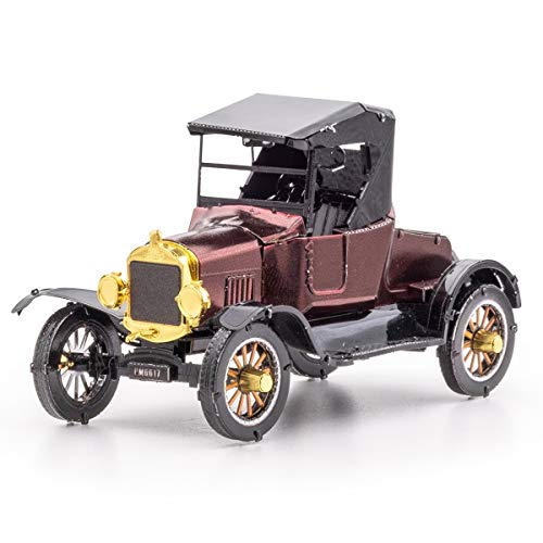 Fascinations Metal Earth 3D Metal Model Kits Ford Set of 6-1908 Model T Dark Green - 1910 Model T - 1931 Model A - 1932 Coupe - 1937 Pickup - 1925 Model T Runabout